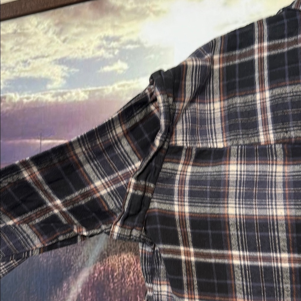 Plaid Button-Up Jacket - Picture 5 of 7